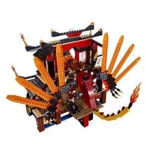 Im Ninja Feuertempel (LEGO Nr. 2507) hat der Kampf um die vier 