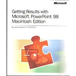   Gettin results with macrosoft powerpoint 98 Macintosh edition: Books