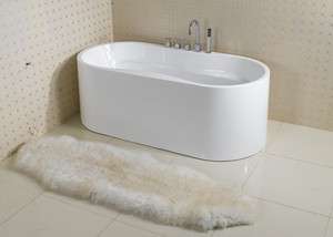 GTC Bathroom 66.9 Spa White Color Free Standing Acrylic Bathtub SF241 