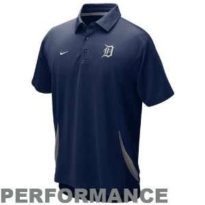   Tigers Navy Blue MLB Dri FIT Performance Polo
