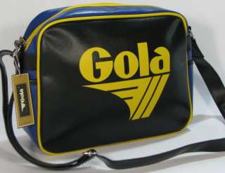 Gola Redford Umhänge Tasche Yellow Blue Black / Schwarz Blau cub901 