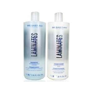 Sebastian Laminates Dazzling Shine   Shampoo and Conditioner   8.5 oz