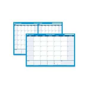   30/60 Day Undated Horizontal Erasable Wall Planner