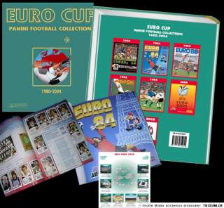 PANINI EURO CUP Football Collection 1980 2008