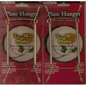 Two Pack of Wire Hangers for Decorative Plates 7 to 10  