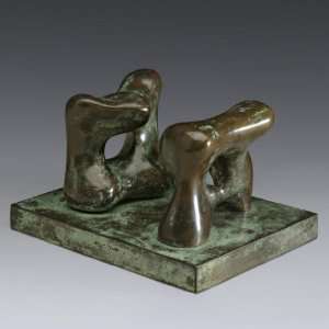   Henry Moore   24 x 24 inches   Maquette for Two Large Forms Home