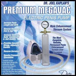 Dr. Joel Kaplan Premium Megavac Penispumpe elektrisch Potenzpumpe 