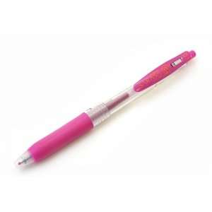  Zebra Sarasa Push Clip Gel Ink Pen   0.3 mm   Magenta Pink 