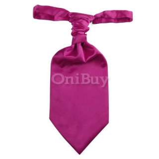 Lot Child Boys Wedding Scrunch Cravat Ruche Tie Necktie  