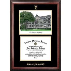  Tulane University Gold Embossed Diploma Frame with 