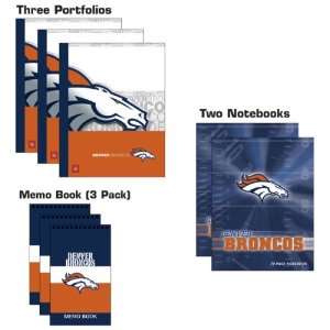  Denver Broncos NFL Combo School/Office Pack Sports 