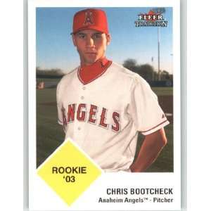  Fleer Tradition Update #U 293 Chris Bootcheck ROO   Anaheim Angels 