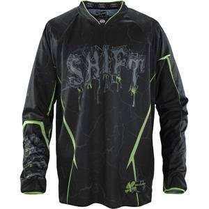  Shift Racing Squadron Jersey   Large/Black/Green 
