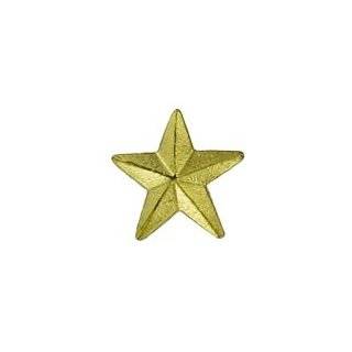 Small Gold Star Pin   1/2 Inch (Pack Of 100):  Sports 
