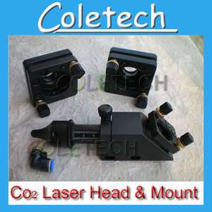 CO2 Laser Head / Mirror and Lens Integrative Mount laser cutting 