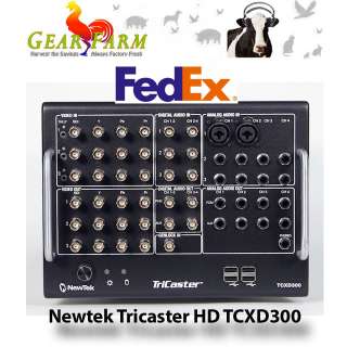 Newtek Tricaster TCXD300 HD Full Version Free Overnight Ship USA Intl 