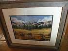 rodgers original pastel painting madrid new mexico landscape signed