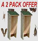 BAT HOUSE 2 PACK A+ insect bug & mosquito control wte.