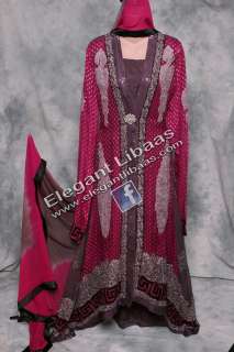 Pakistani Indian Designer Sana Safinaz Salwar Kameez Pink Anarkali 