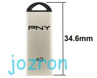 PNY M1 Attache 4GB 4G USB Flash Pen Drive Stick Metal  