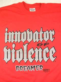 Tommy Dreamer Innovator of Violence ECW T shirt MEDIUM  