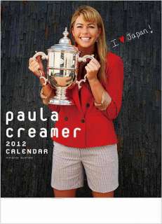 New Paula Creamer Large Calendar 2012 Limited Edition Japan  