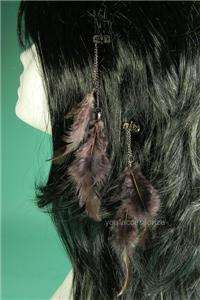  Small Puffy Genuine Down Feather Clip In Extension, Short Hair  