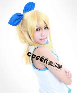 Fairy Tail Lucy Heartphilia Cosplay Wig Costume 52Cm  