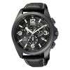 Citizen Promaster Herren Armbanduhr Cronograph Leder Schwarz AS4035 