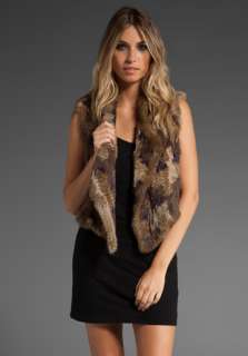 ANTIK BATIK Clava Fur Vest in Brown at Revolve Clothing   Free 