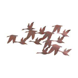 36.25 in x 27.25 in. Metal Flock of Geese Wall Art GA1932 at The Home 