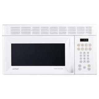 Hotpoint 1.5 cu. ft. Over the Range Microwave in White RVM1535DMWW at 
