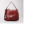 FOSSIL Damen Handtasche Umhängetasche aus rotem Leder MADDOX CONV 