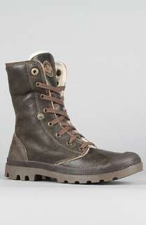 Palladium The Baggy Leather S Boot in Rootbeer Pilot  Karmaloop 