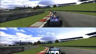 F1 2009 verfügt über einen Mehrspielermodus mit geteiltem Bildschirm 