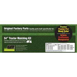 Original Factory Parts 54 in. Tractor Mulch Kit OEM54MK at The Home 