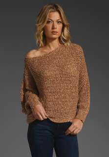 FREE PEOPLE Sunday Smile Pullover in Camel Combo  