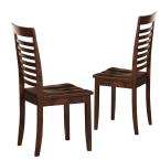Home Decorators Collection 18 in. Slat Back Side Chairs (Set of 2)