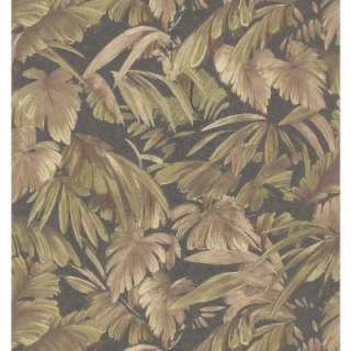 Brewster 8 In. W X 10 In. H Jungle Leaf Wallpaper Sample 402 42859SAM 