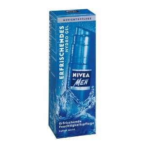 NIVEA 88801 For Men Erfrischendes Hydro Gel, 75ml  