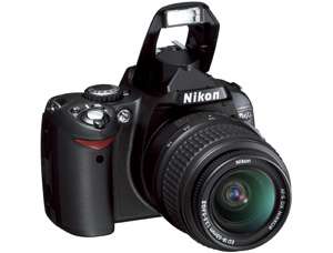 Nikon D40 SLR Digitalkamera Double Zoom Kit schwarz  Kamera 