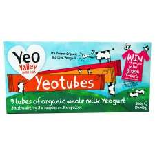Yeo Valley Fruit Yogurt Tubes 9X40g   Groceries   Tesco Groceries