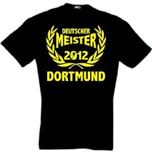 Dortmund Deutscher Meister 2012 T Shirt von S XXXL NEU Lorbeerkranz 