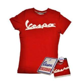 Vespa Damen T Shirt, rot, in Geschenkbox  Bekleidung