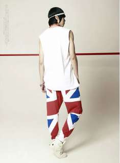 South Korea Mens Casual Long Pants Sport Trousers  