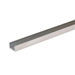 Crown Bolt Aluminum 3/4 in. x 96 in. C Channel 1/16 in. Thick 56870 at 