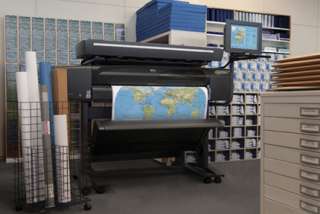 HP DesignJet 820 MultiFunction Large Format Color Inkjet Printer, Up 