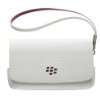 BlackBerry Leder Handytasche für Torch 9800 weiß/rosa  