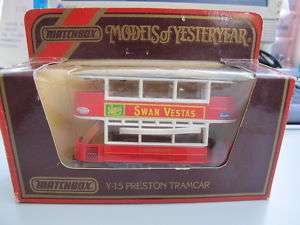 Preston London tram Model of Yesteryear Matchbox  