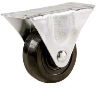Shepherd 2 1/2 in. Rubber Wheel Rigid Caster 9482 at The Home Depot